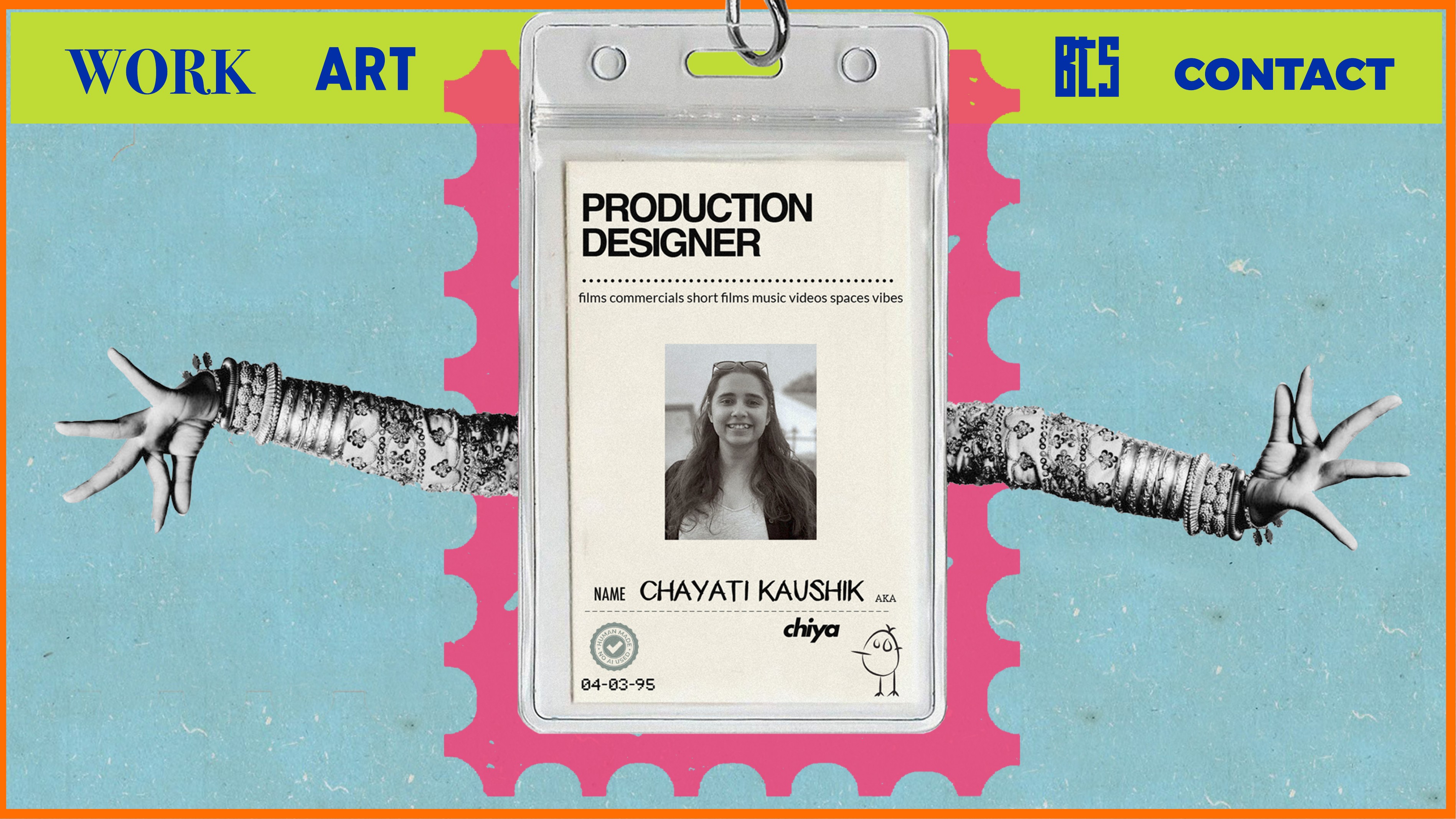 Chayati Kaushik, production designer portfolio introduction